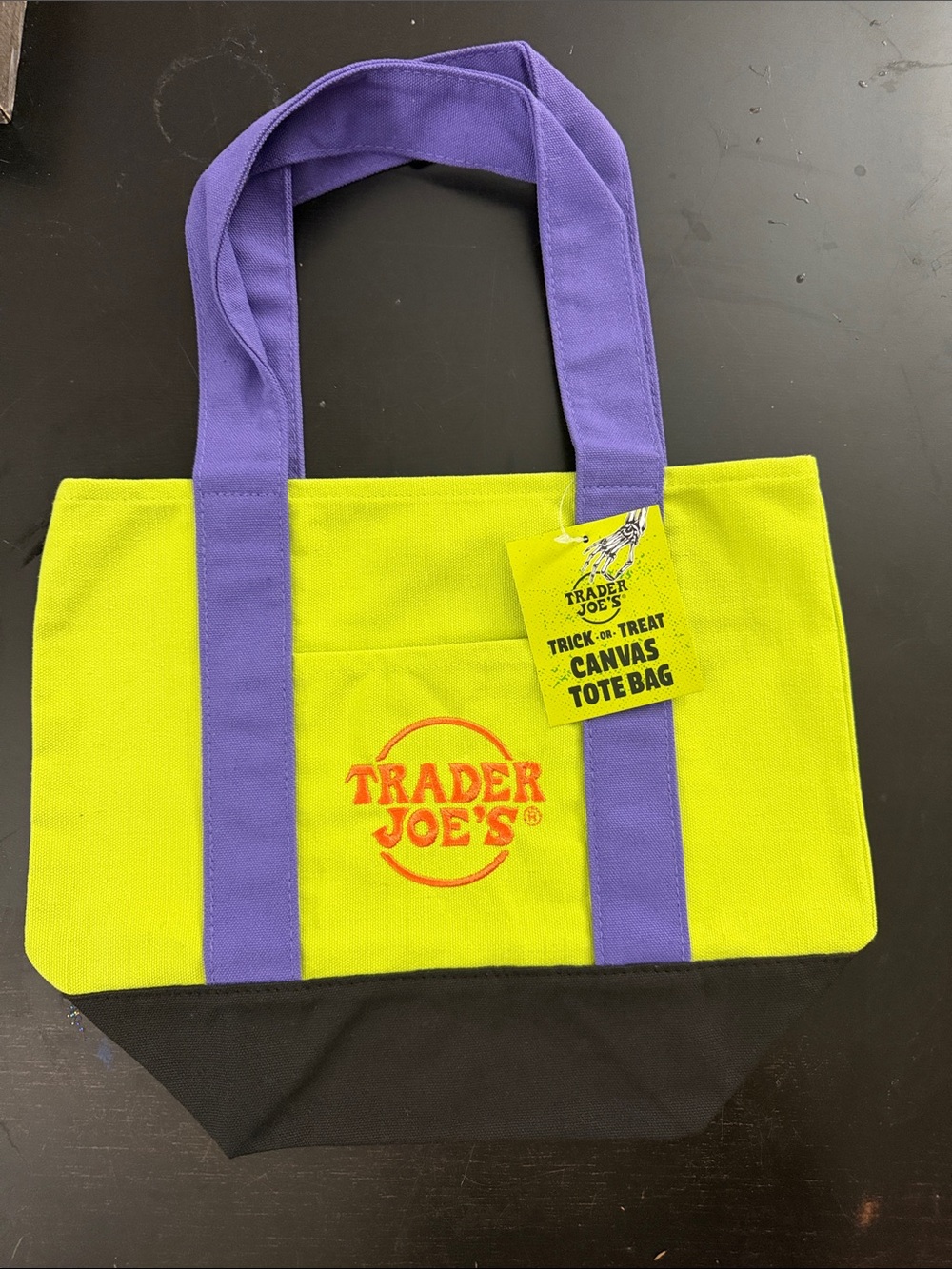 Traders Joe’s mini Canvas Tote Bag (halloween theme)